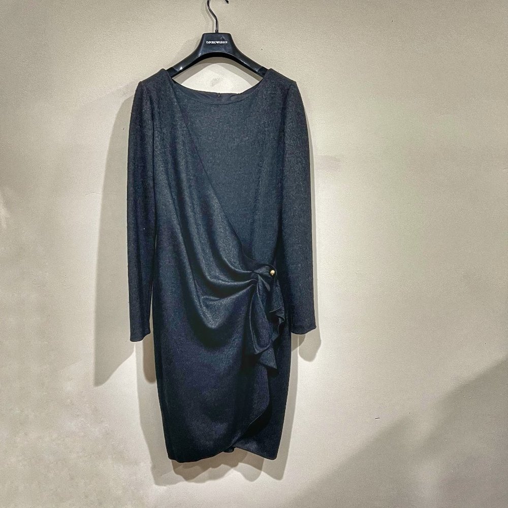 NEW w/tags!!  Emporio Armani Wool Blend Dress - size M